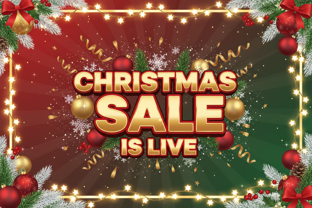 Christmas sale is live 